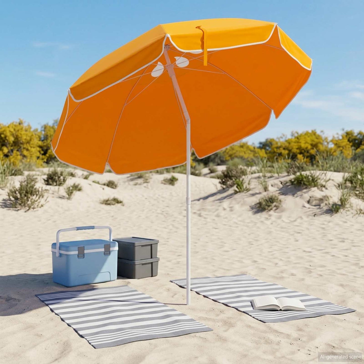 Havesol 240 cm 170T polyester Orange
