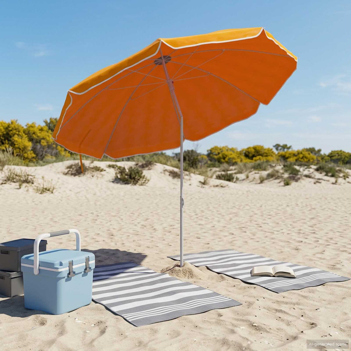 Havesol 160 cm 170T polyester Orange