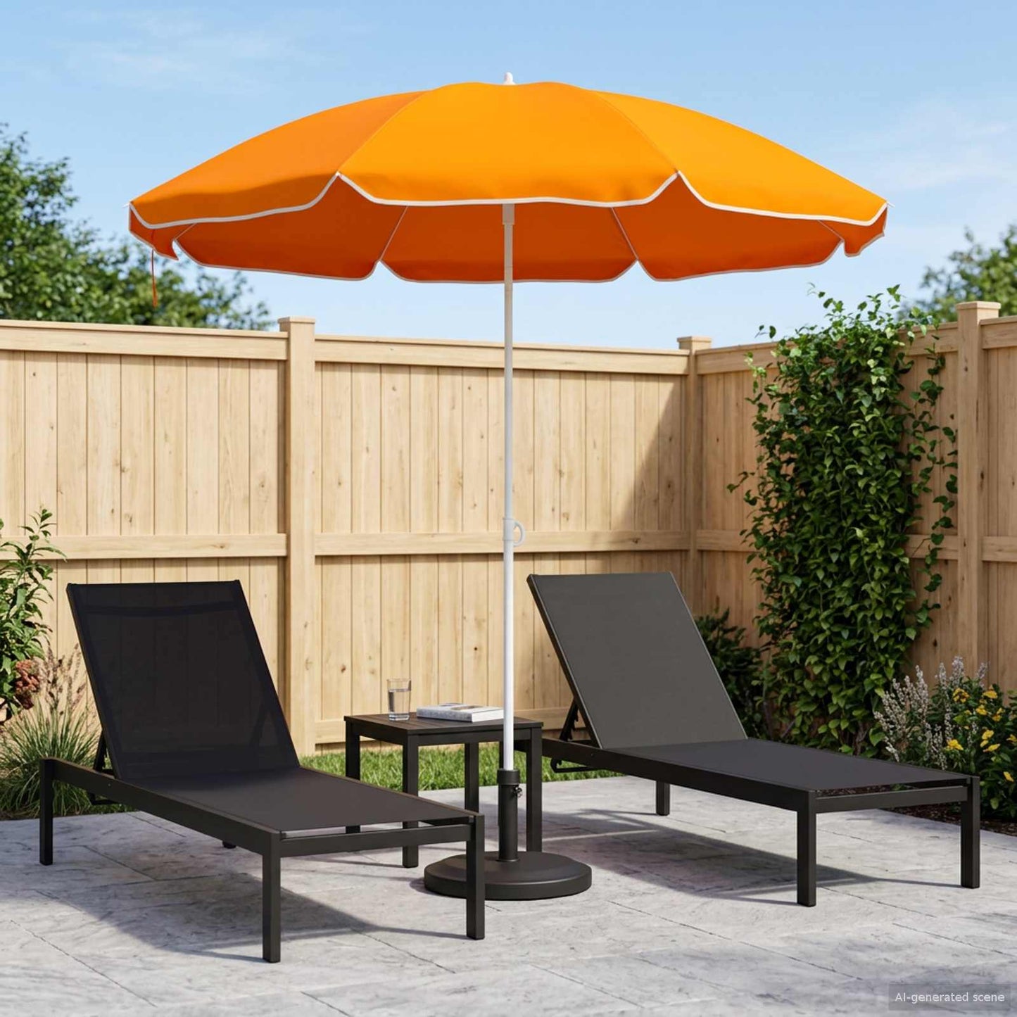 Havesol 240 cm 170T polyester Orange