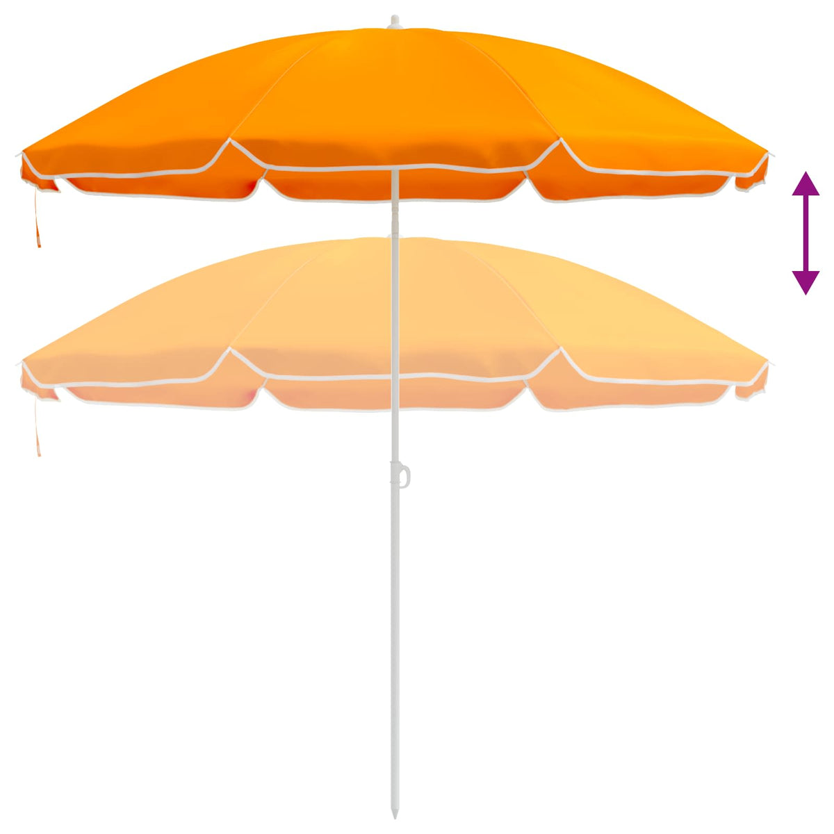 Havesol 240 cm 170T polyester Orange