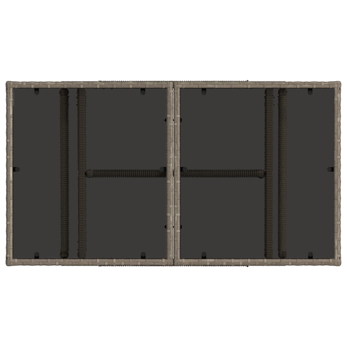 Hæve-sænkebord til haven Grå 100 x 55 x 37 cm