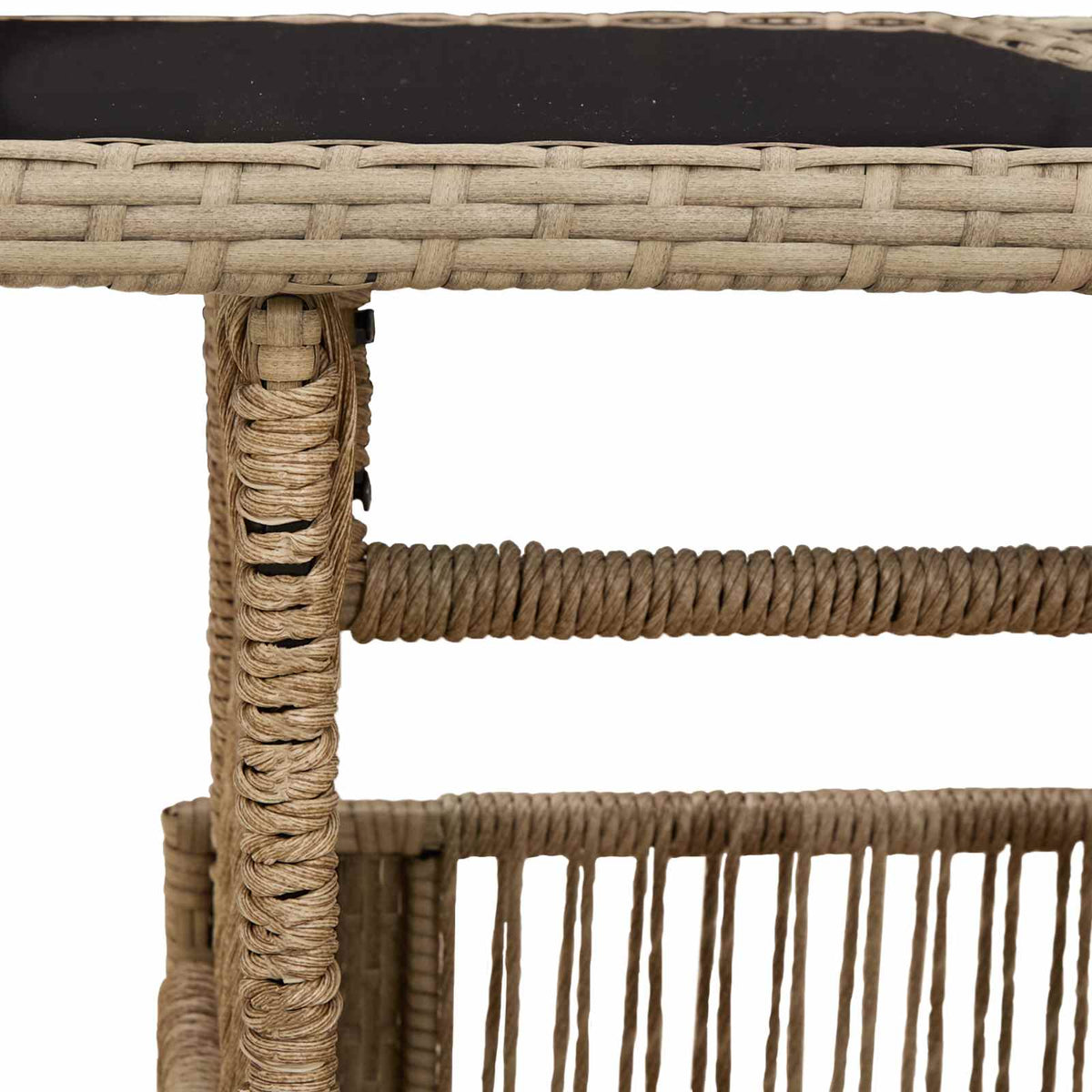 Hæve-sænkebord til haven Beige 100 x 55 x 37 cm