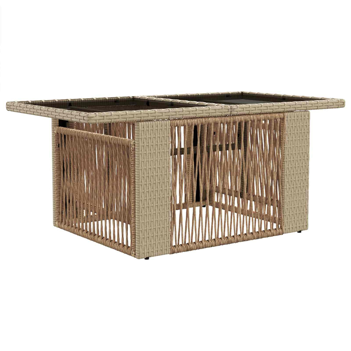 Hæve-sænkebord til haven Beige 100 x 55 x 37 cm