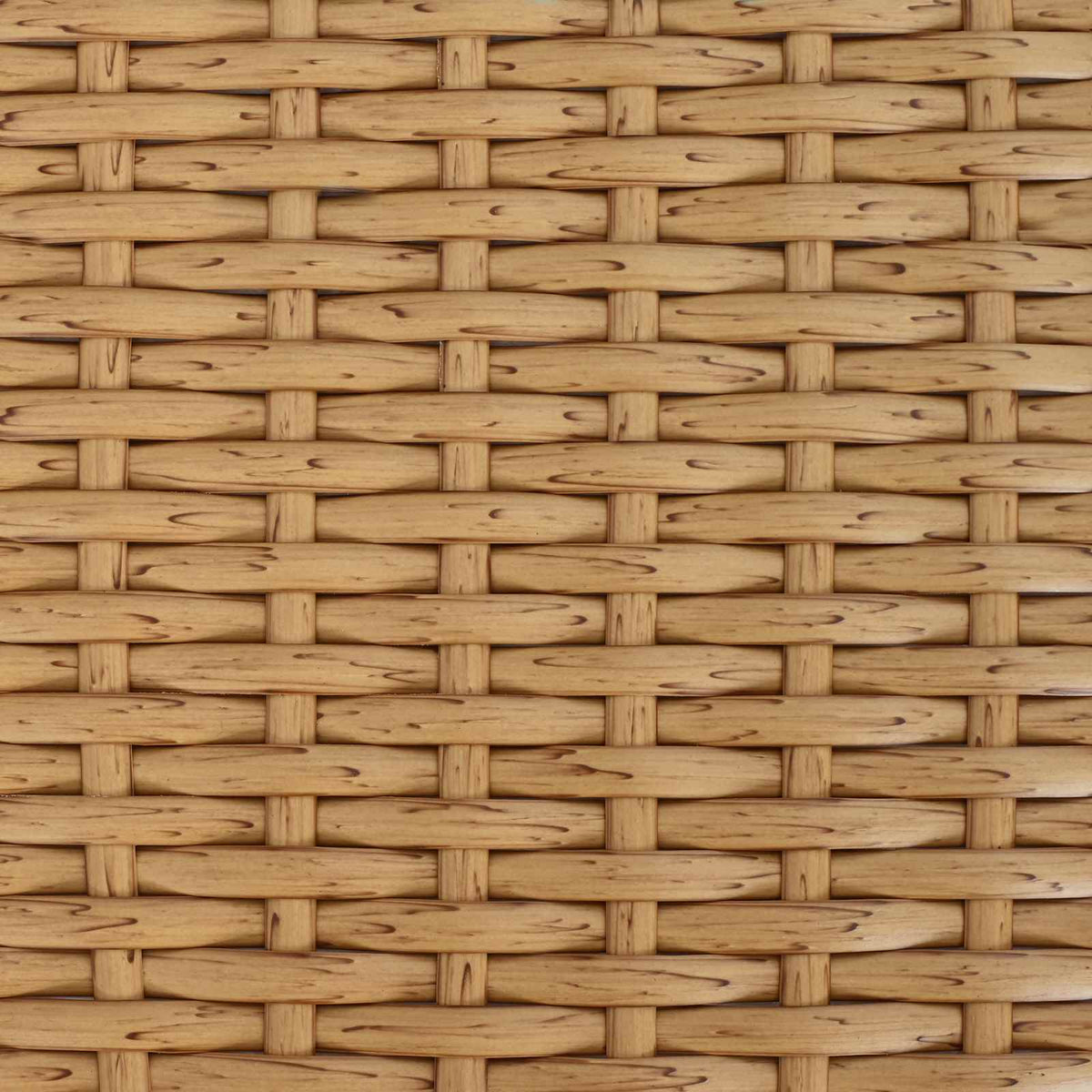 Havemøbel Bord Naturfarvet 55 x 55 x 37 cm PE Rattan og Glas