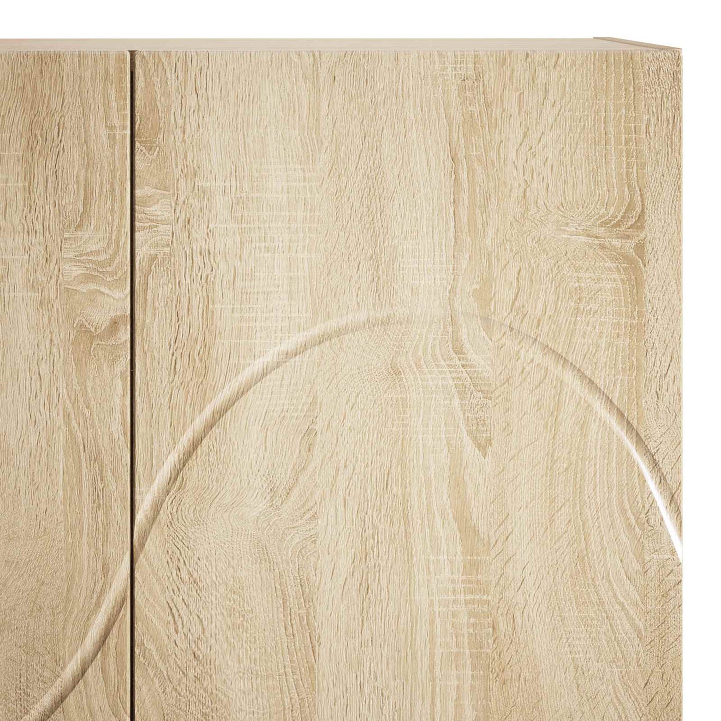 Highboard Sonoma-eg 79x41x151 cm Konstrueret træ