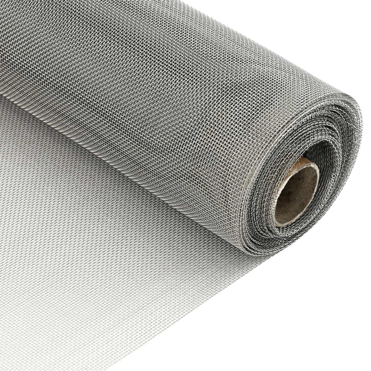 Netskærm 120 x 1000 cm 20 Mesh Rustfrit stål 201 Sølv