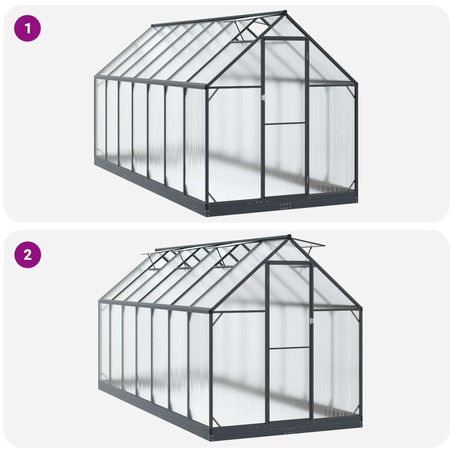 Have Drivhus 183,5 x 423,5 x 207 cm