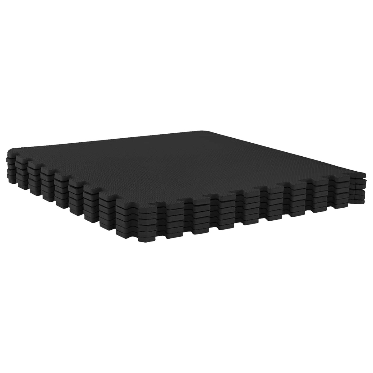 Poolbundmåtte 40 stk. Sort 14,4 m² EVA skum