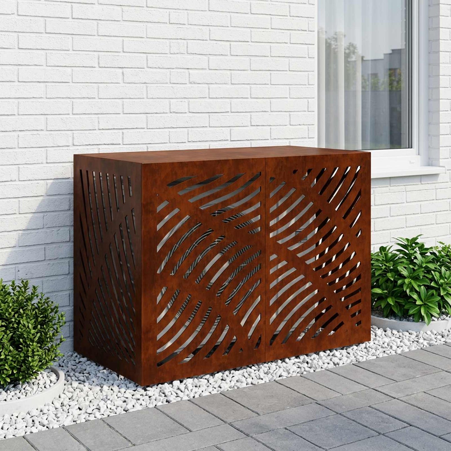 Air Conditioner Cover Rusten 100 x 50 x 70 cm Cortenstål