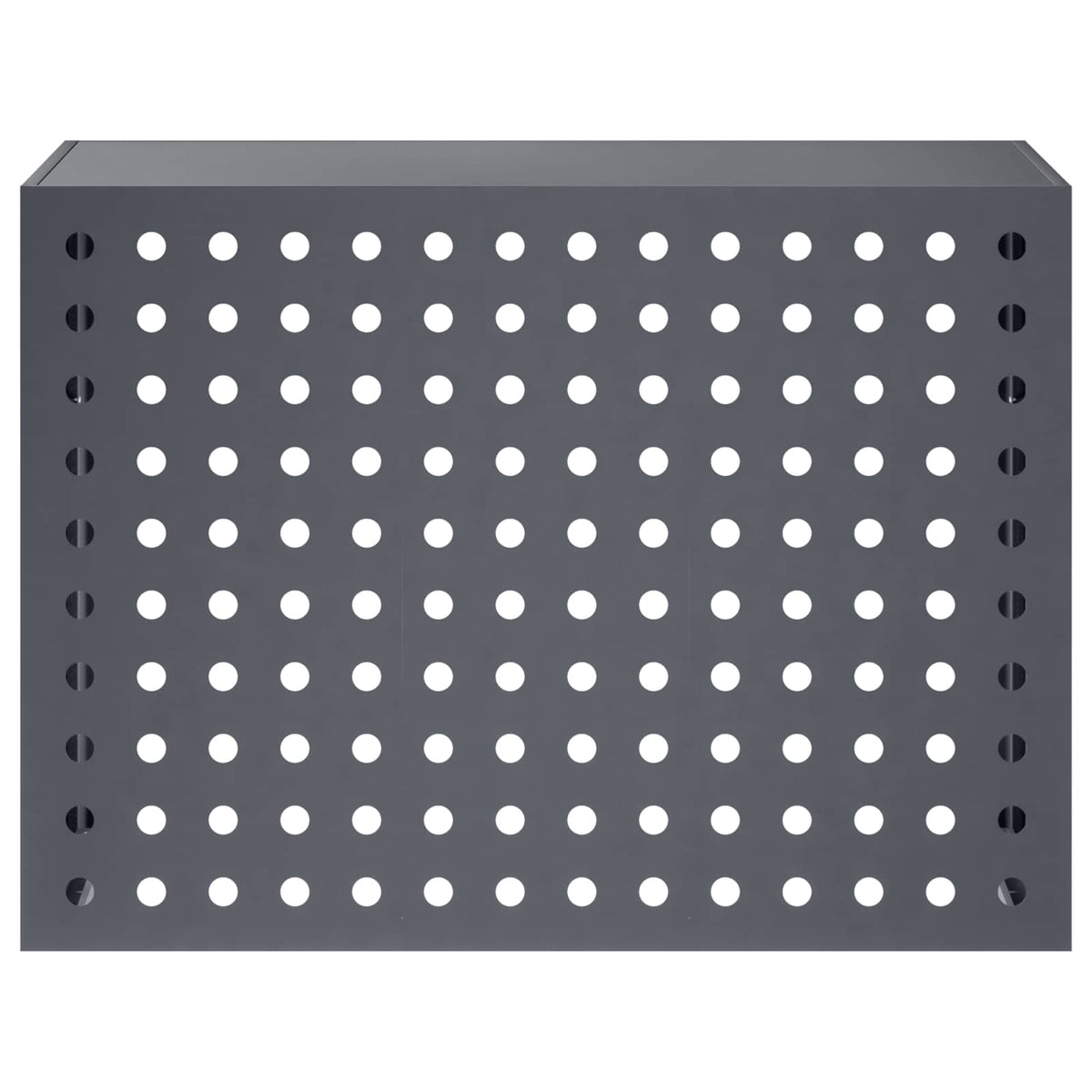 Air Conditioner Cover Antracit 110 x 50 x 80 cm Stål