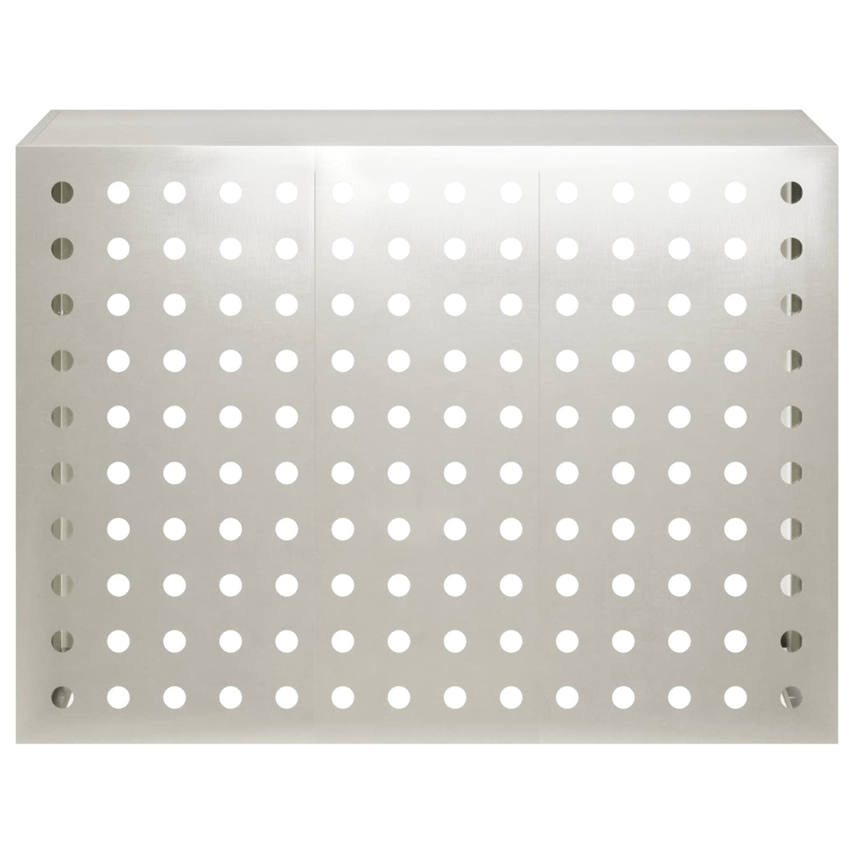 Air Conditioner Cover Sølv 110 x 50 x 80 cm Rustfrit stål