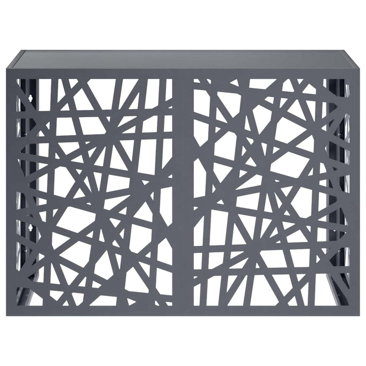 Air Conditioner Cover Antracit 100 x 50 x 70 cm Stål