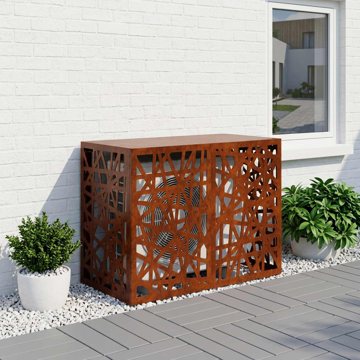 Air Conditioner Cover Rusten 100 x 50 x 70 cm Cortenstål