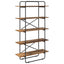 Bogreol 5 niveauer 100 x 35 x 175,5 cm PB Egetræ