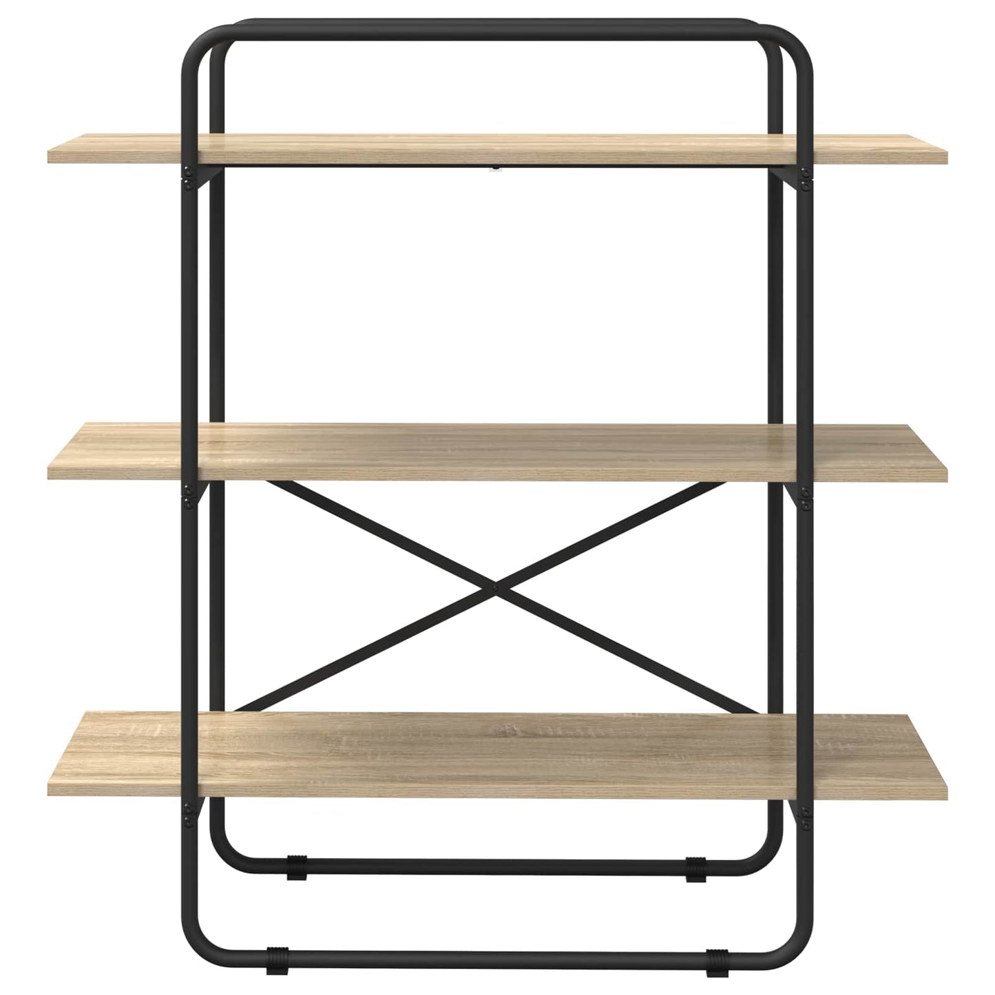 Bogreol 3 niveauer 100 x 35 x 105 cm PB Sonoma-eg
