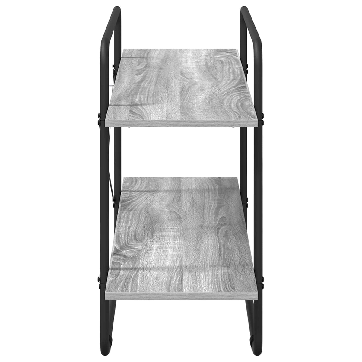 Bogreol 2 niveauer 100 x 35 x 70 cm PB Grå Sonoma