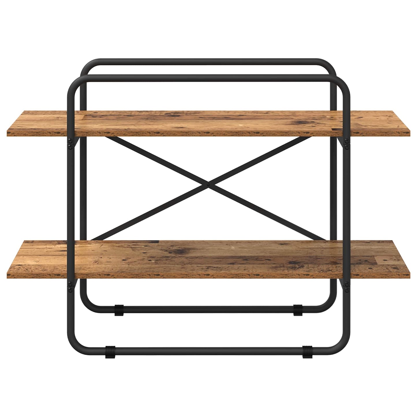 Bogreol 2 niveauer 100 x 35 x 70 cm PB Egetræ