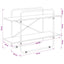 Bogreol 2 niveauer 100 x 35 x 70 cm PB Egetræ