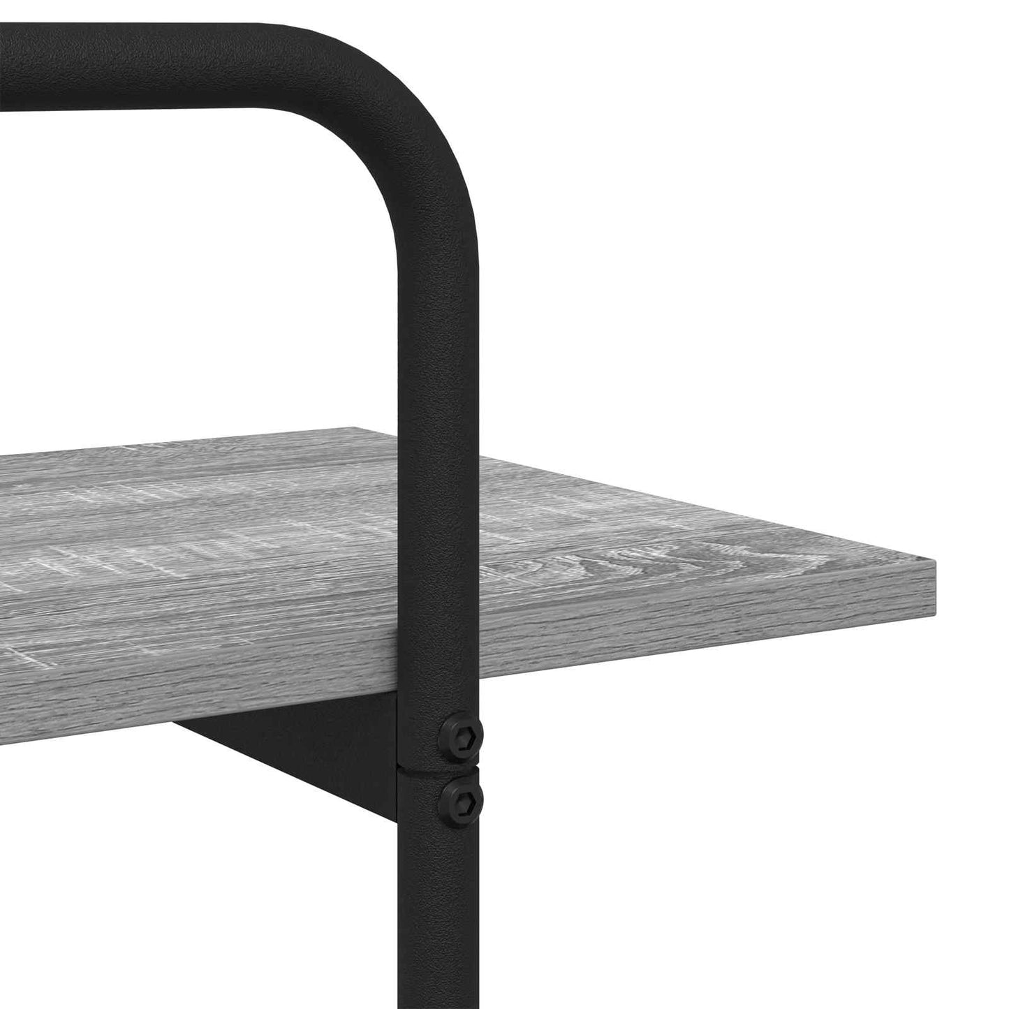 Bogreol 5 niveauer 80 x 35 x 175,5 cm PB Grå Sonoma
