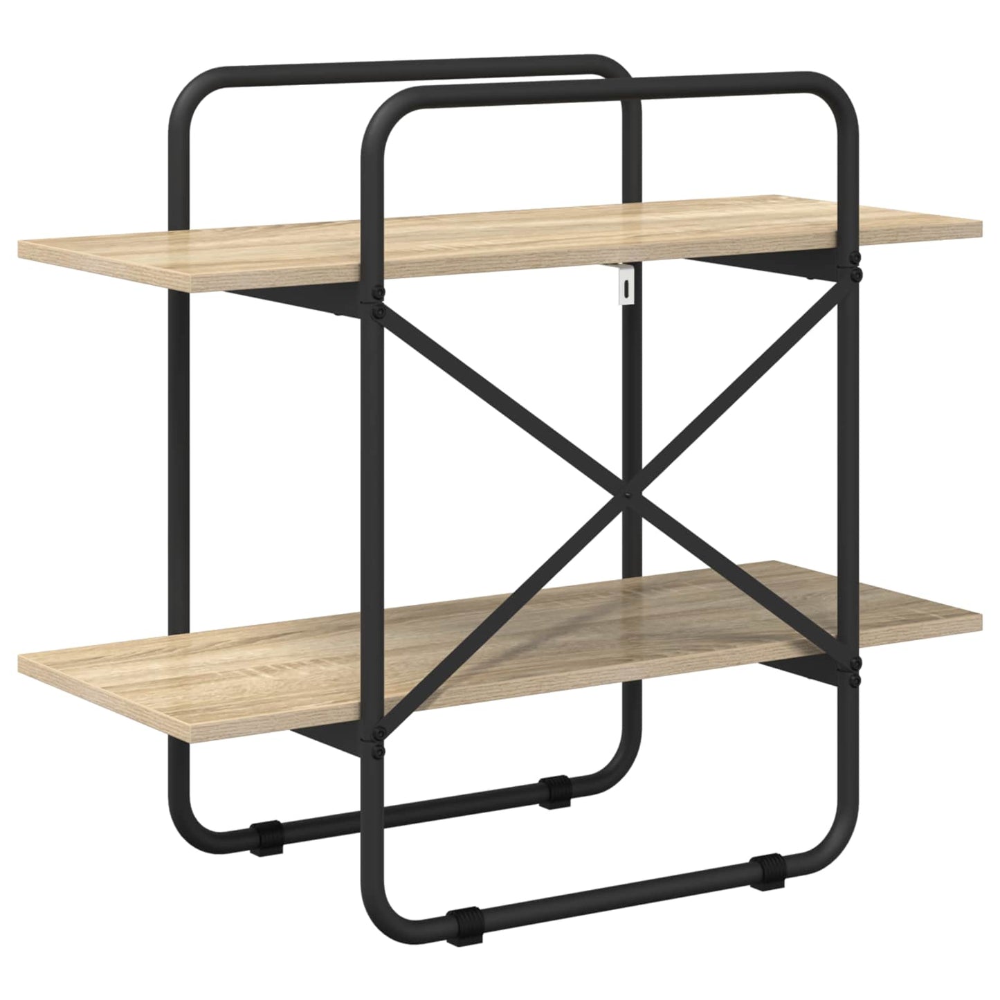 Bogreol 2 niveauer 80 x 35 x 70 cm PB Sonoma-eg