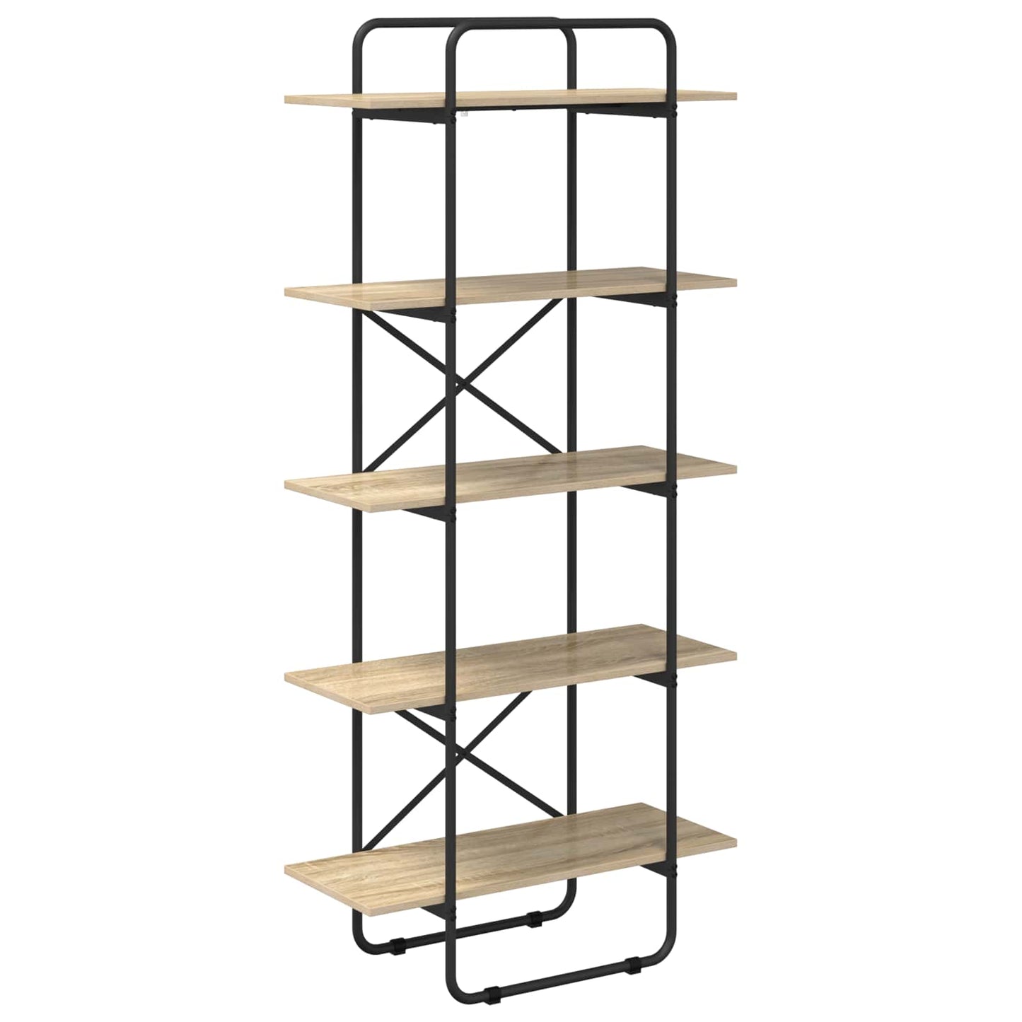 Bogreol 5 niveauer 60 x 35 x 175,5 cm PB Sonoma-eg