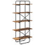 Bogreol 5 niveauer 60 x 35 x 175,5 cm PB Egetræ