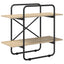 Bogreol 2 niveauer 60 x 35 x 70 cm PB Sonoma-eg