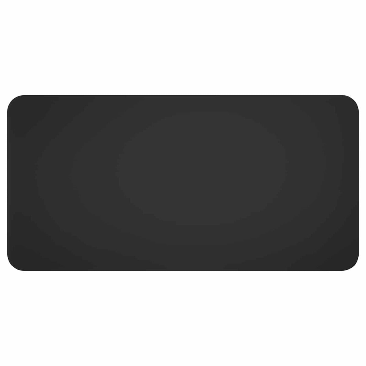 Spisebord 100 x 50 x 75 cm Konstrueret træ Sort Rektangulær