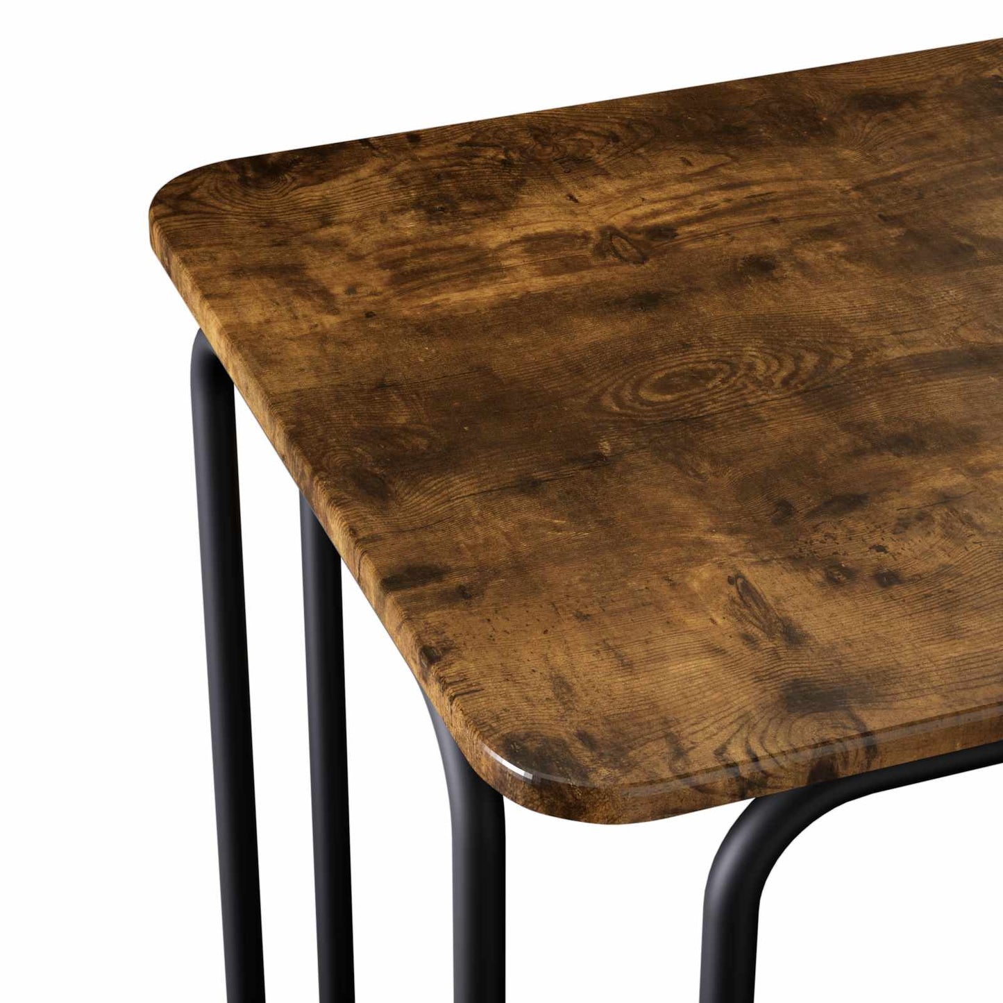 Spisebord 100 x 50 x 75 cm Konstrueret træ Røget eg Rektangulær
