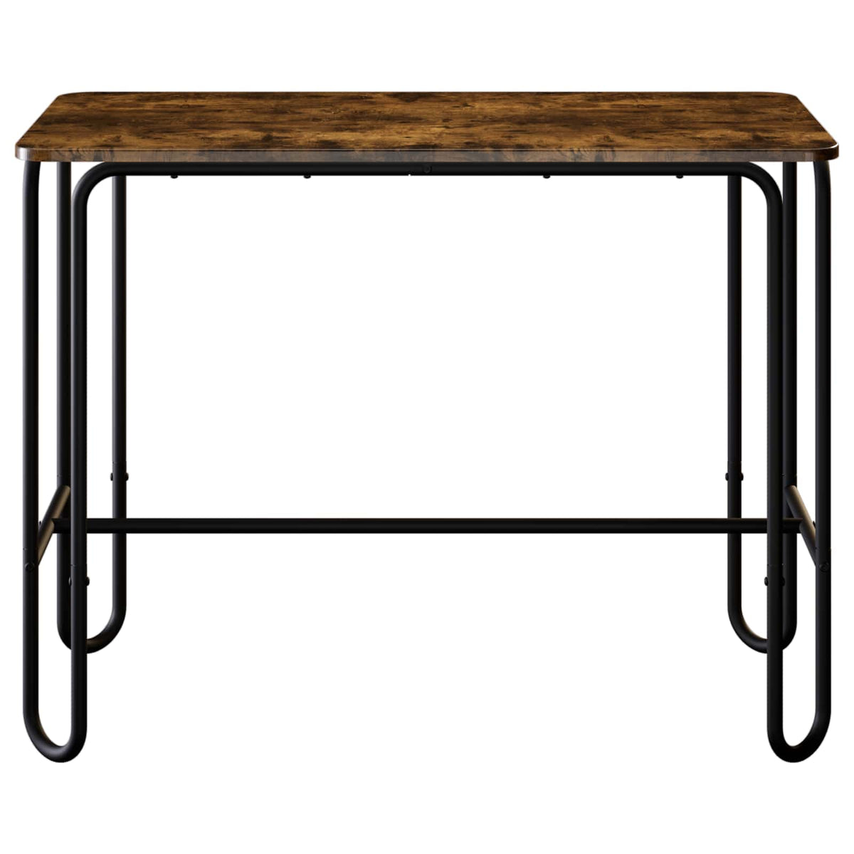 Spisebord 100 x 50 x 75 cm Konstrueret træ Røget eg Rektangulær