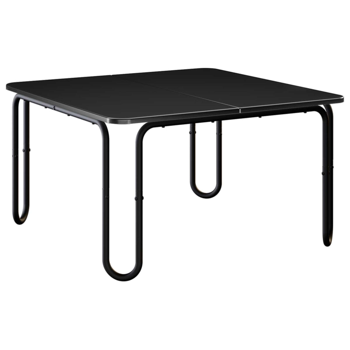 Sofabord Sort 59 x 59 x 45 cm Konstrueret træ