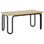 Sofabord Sonoma-eg 79,5 x 40 x 36 cm Konstrueret træ
