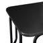 Sofabord Sort 100 x 50 x 45 cm Konstrueret træ