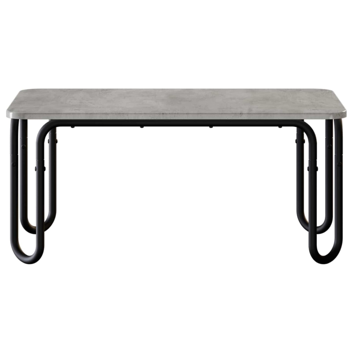 Sofabord Betongrå 100 x 50 x 45 cm Konstrueret træ