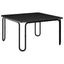 Sofabord Sort 79,5 x 79,5 x 45 cm Konstrueret træ