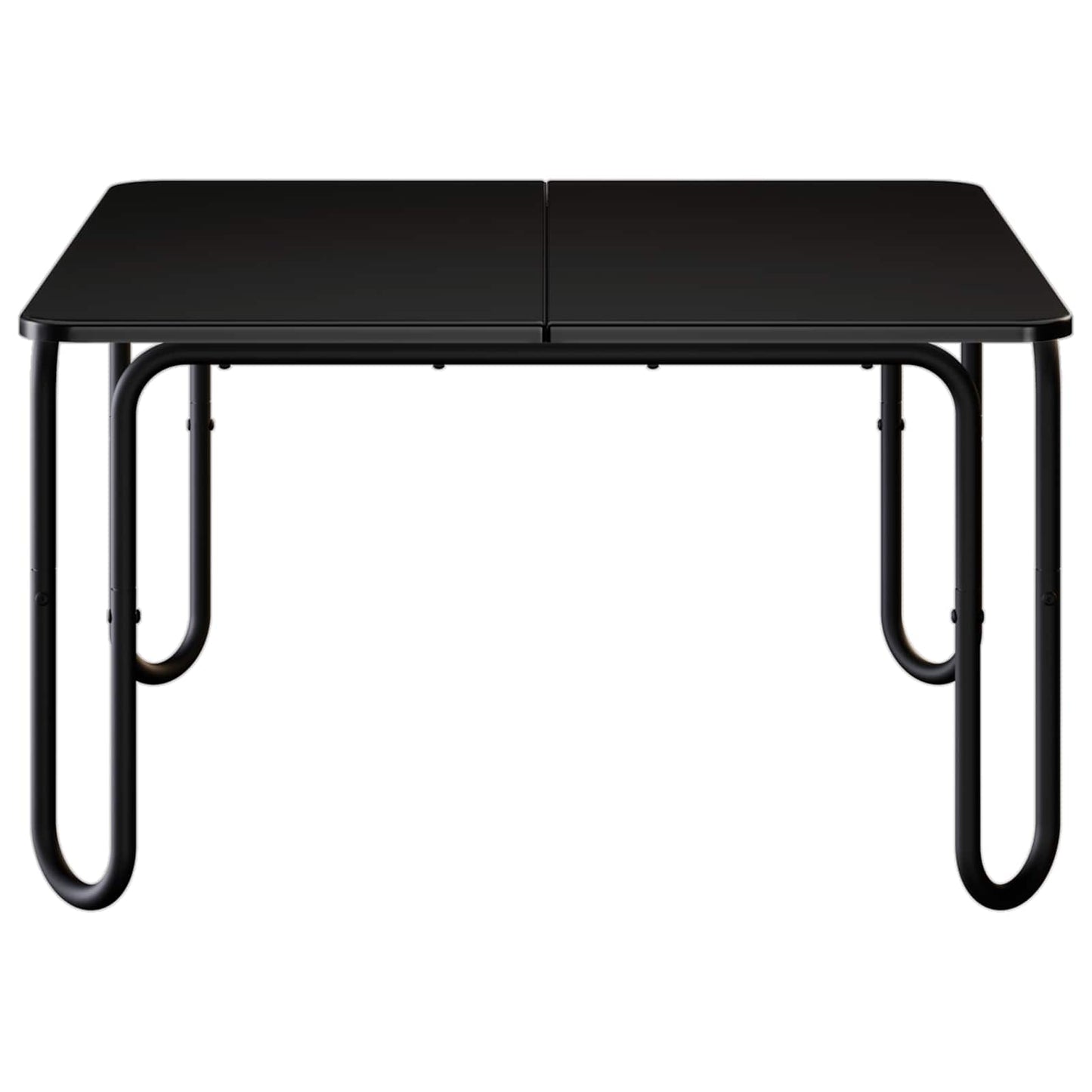 Sofabord Sort 79,5 x 79,5 x 45 cm Konstrueret træ
