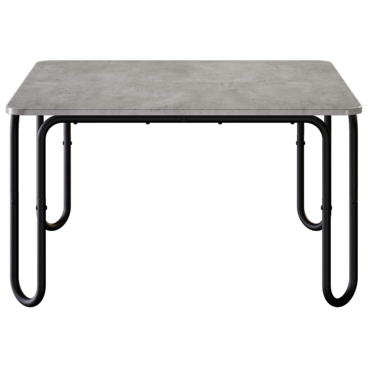 Sofabord Betongrå 79,5 x 79,5 x 45 cm Konstrueret træ