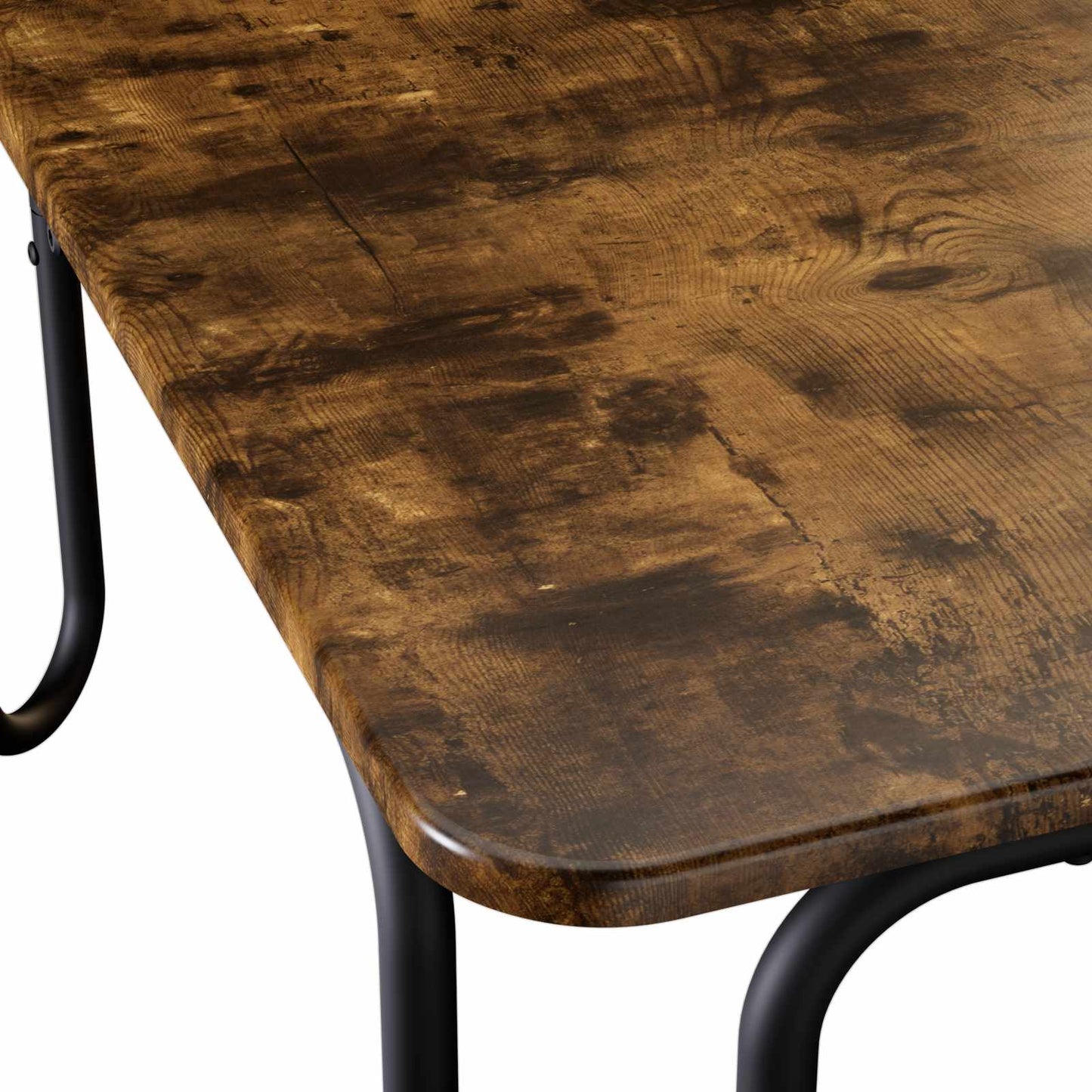 Sofabord Røget eg 79,5 x 79,5 x 45 cm Konstrueret træ