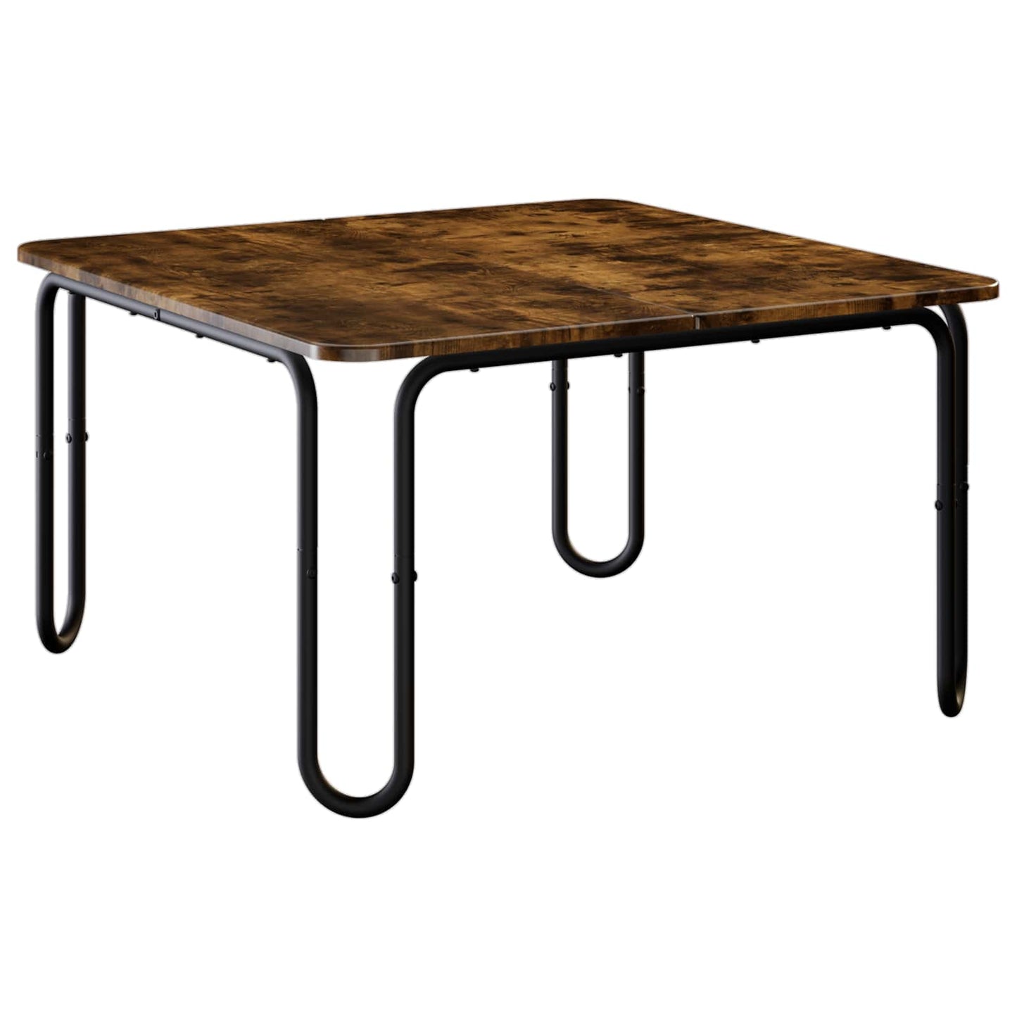 Sofabord Røget eg 79,5 x 79,5 x 45 cm Konstrueret træ