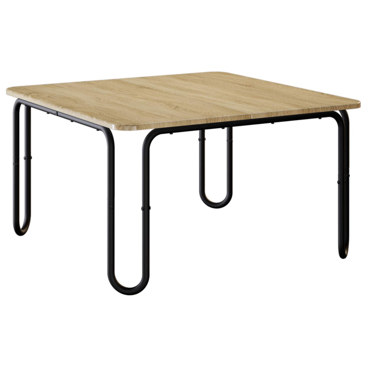 Sofabord Sonoma-eg 100 x 100 x 45 cm Konstrueret træ