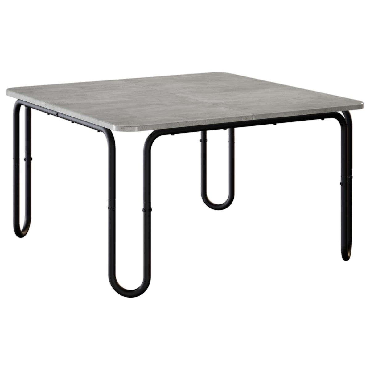 Sofabord Betongrå 100 x 100 x 45 cm Konstrueret træ
