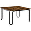 Sofabord Røget eg 100 x 100 x 45 cm Konstrueret træ