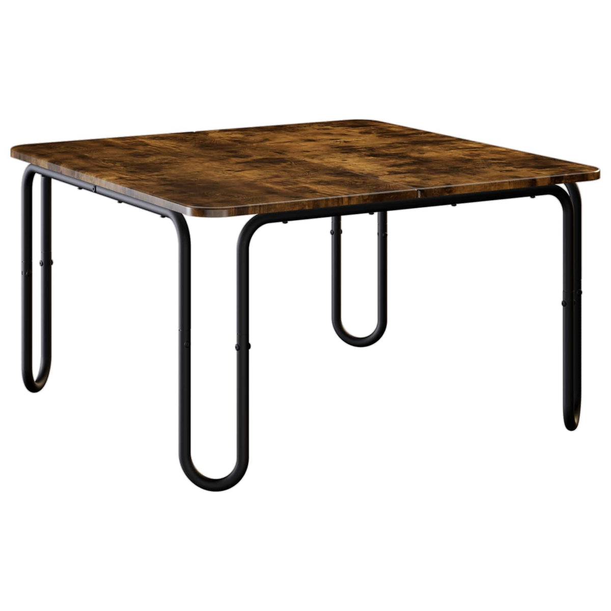 Sofabord Røget eg 100 x 100 x 45 cm Konstrueret træ