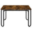 Sofabord Røget eg 100 x 100 x 45 cm Konstrueret træ