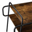 Sofabord Røget eg 70 x 50 x 51 cm Konstrueret træ