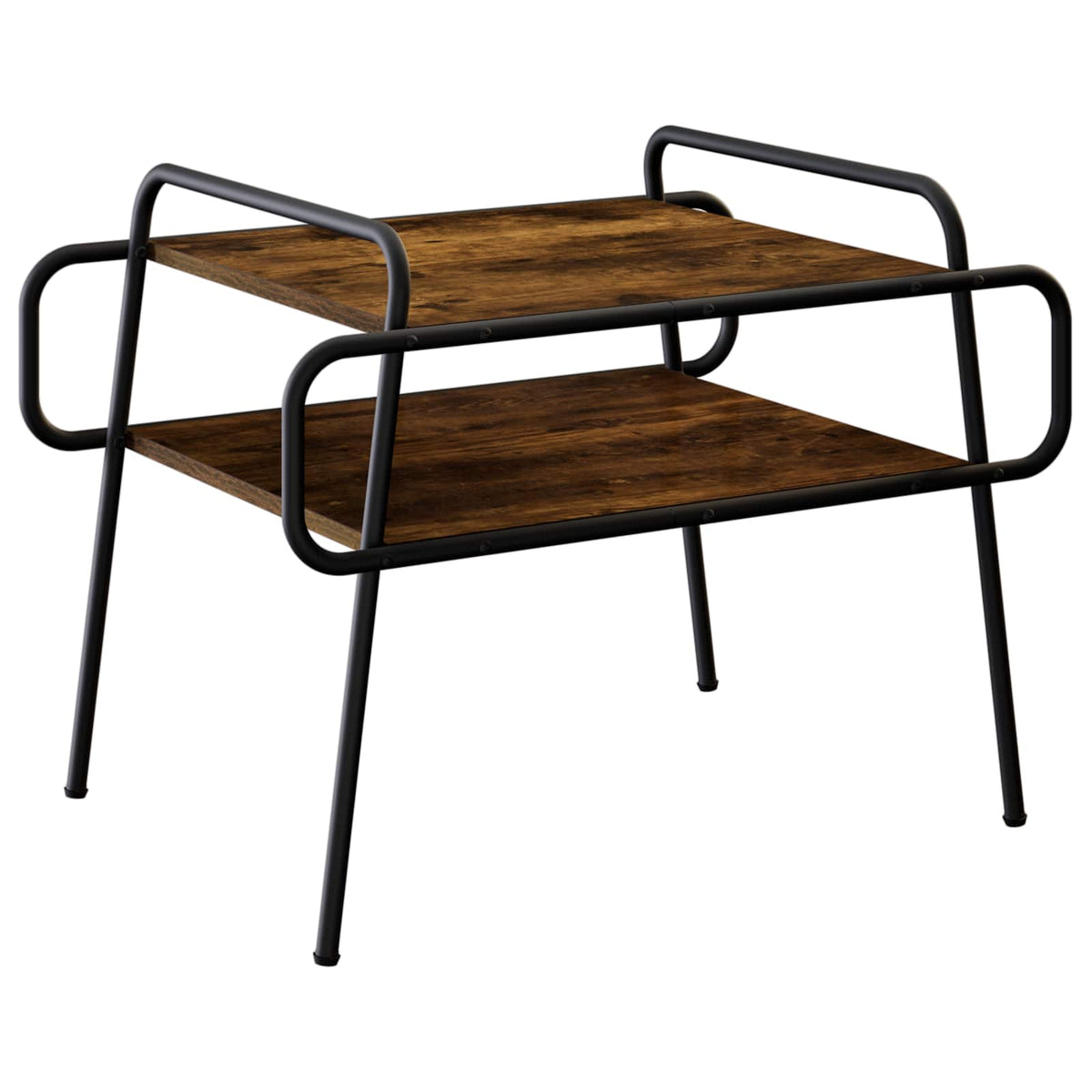 Sofabord Røget eg 70 x 50 x 51 cm Konstrueret træ