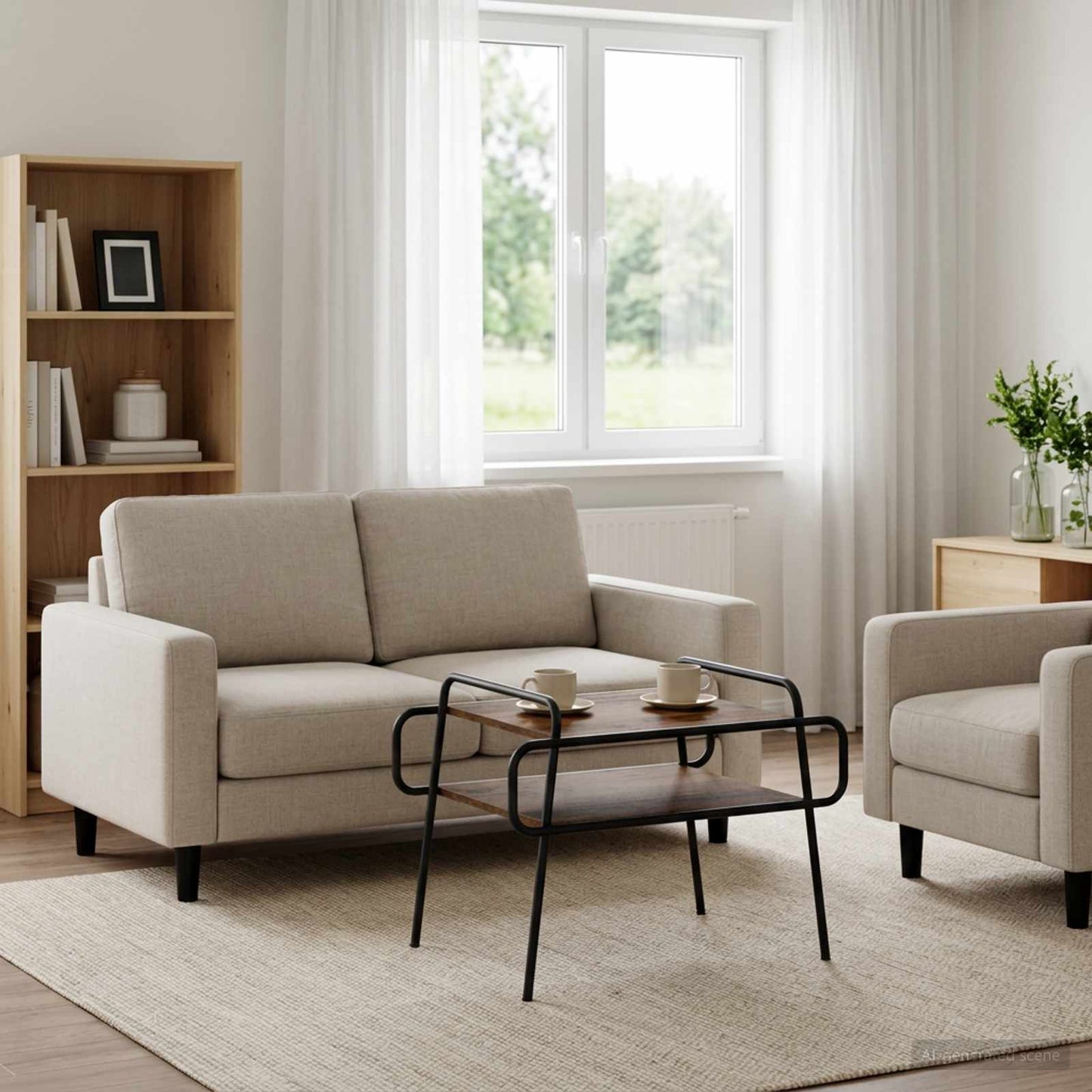 Sofabord Gammelt træ 70 x 50 x 51 cm Konstrueret træ