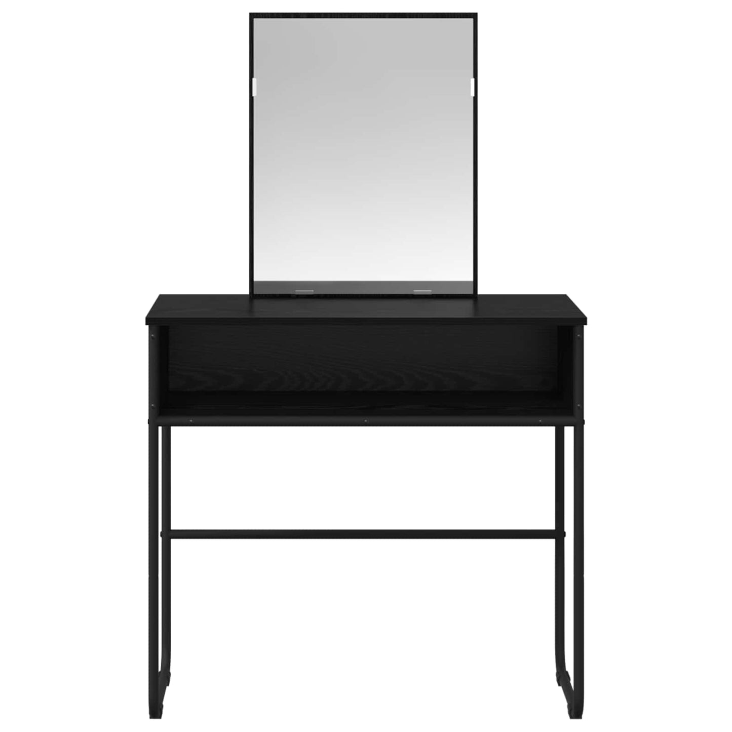 Klædeskab med hylde Sort eg 81 x 40 x 131 cm Konstrueret træ