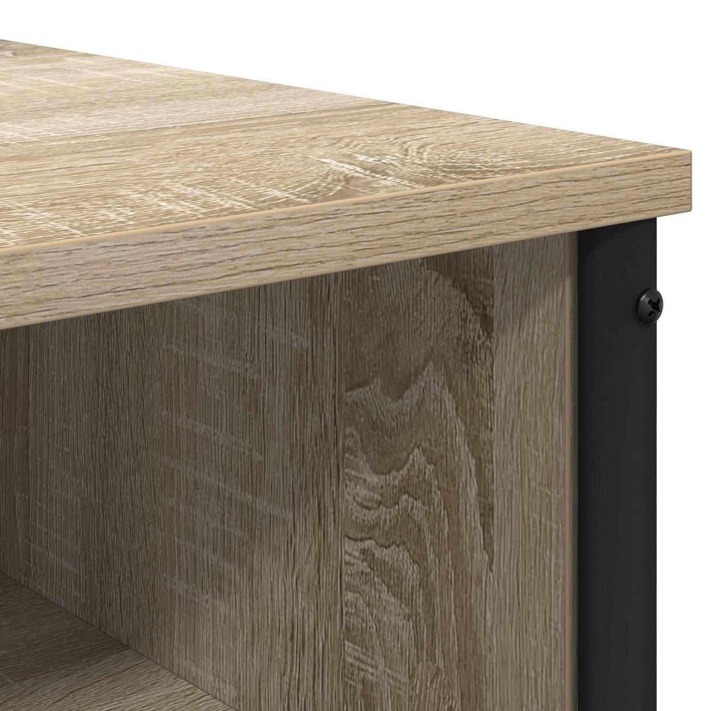 Klædeskab med hylde Sonoma-eg 81 x 40 x 131 cm Konstrueret træ