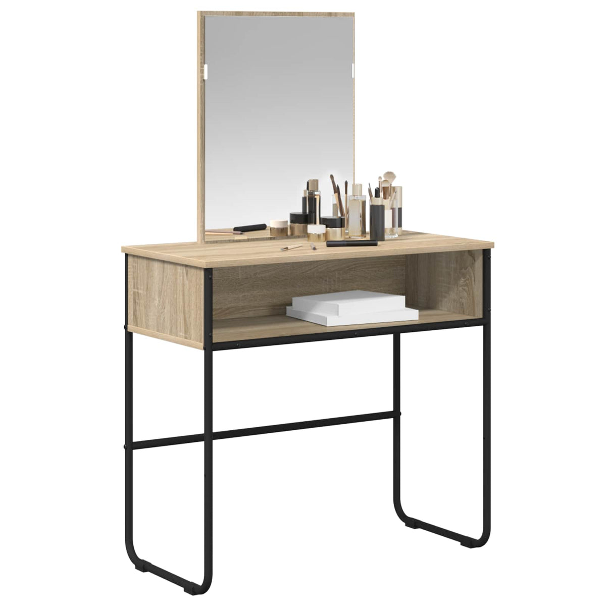 Klædeskab med hylde Sonoma-eg 81 x 40 x 131 cm Konstrueret træ